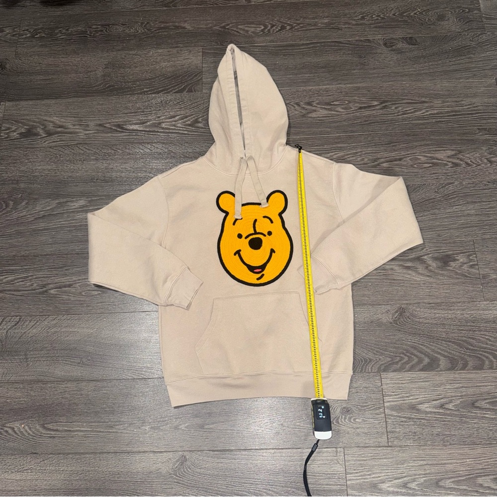 Disney's Winnie The Pooh Pullover Fleece Hoodie Sweatshirt Women’s XS Sand Tan - Picture 7 of 10